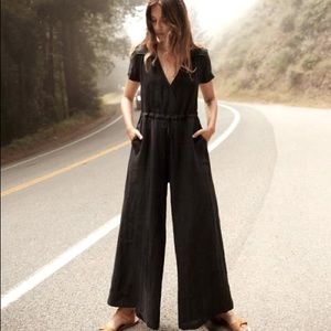 Christy Dawn - The Dawn Jumper - Linen - Noir - medium